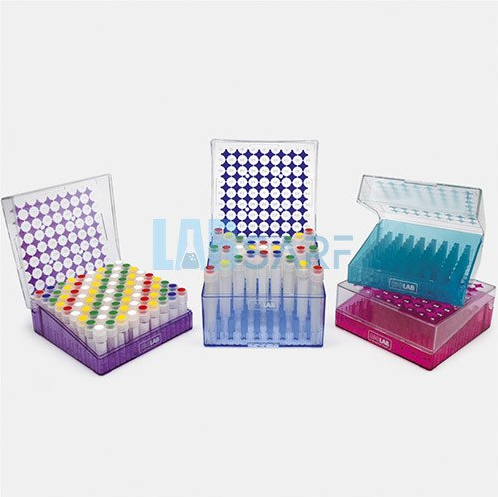 Cryo Tüpler İçin 81 Yuvalı Karton Kutular