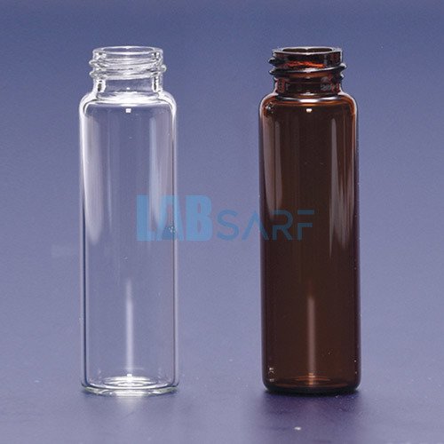 Vial Cam & Vida Kapaklı & N15 Amber 12 Ml - 100 Adet / Paket - (1 Paket)