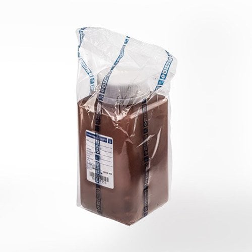 Su Numune Şişesi PP & Amber & 500 ML & Boş & Tek Tek Poşetli Gama Steril & 1 Adet