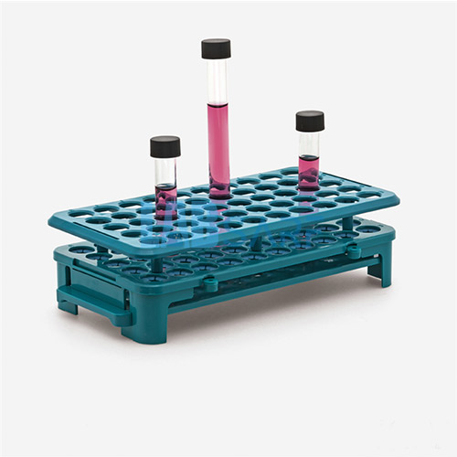 Tüp Standı Silikon Tutacaklı 50 Delik 16 Mm Tüpler Için-(1 Adet)