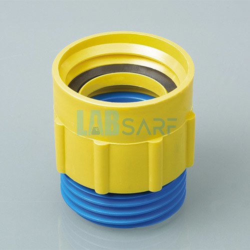 Diş Adaptörü PP & Dış/İç 64 mm (BSI) - DIN 61 & Sarı/Mavi & 0600-1013