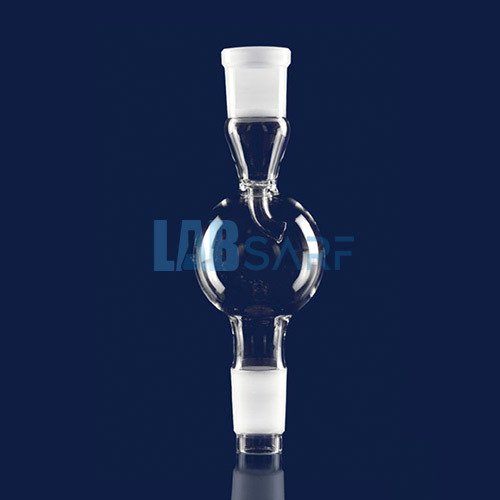 Adaptör Sıçratma Düz Dişi Şilif: Ns 14/23 Erkek Şilif: Ns 14/23 Tutucu-(1 Adet)