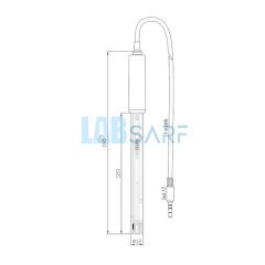 Saha Uygulamaları için Eşleşen Pinli Dijital PEI Gövde pH Elektrodu