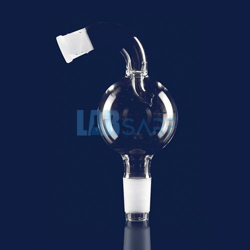 Adaptör Sıçratma Kıvrık Dişi Şilif: Ns 14/23 Erkek Şilif: Ns 14/23 Tutucu-(1 Adet)