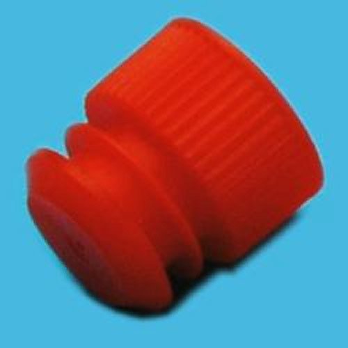 PE Yivli Kapak, Ø16 mm Tüplere Uygun, Kırmızı 1000 Ad./Paket-(1 Paket)