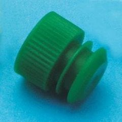 PE Yivli Kapak, Ø16 mm Tüplere Uygun, Yeşil 1000 Ad./Paket-(1 Paket)