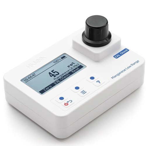 Taşınabilir Fotometre & CAL Kontrollü Manganez Düşük Menzilli & 0 ila 300 µg/L Aralığı & Taşıma Çantası ve CAL Check Standartlarını İçeren Kit -1 Adet