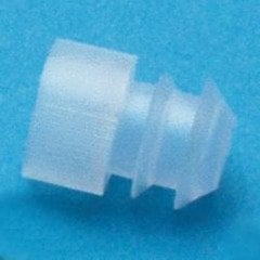 PE Yivli Kapak, Ø11-13 mm Tüplere Uygun, Naturel CE 1000 Ad./Paket-(1 Paket)