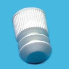 PE Yivli Kapak, Ø11-13 mm Tüplere Uygun, Beyaz 1000 Ad./Paket-(1 Paket)