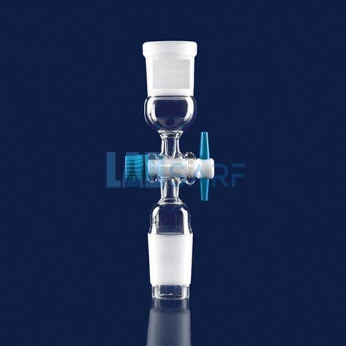 Adaptör Musluklu Dişi Şilif: Ns 14/23 Erkek Şilif: Ns 14/23-(1 Adet)