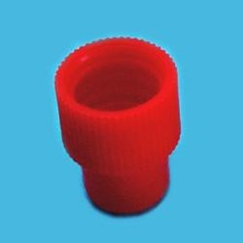PE Tüp Kapağı, Ø12 mm Tüplere Uygun, Kırmızı 500 Ad./Paket-(1 Paket)