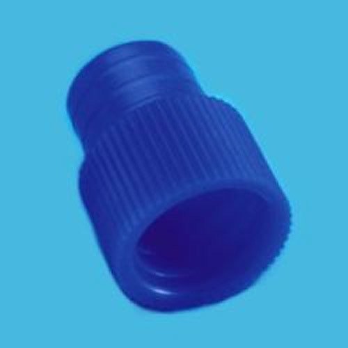 PE Tüp Kapağı, Ø12 mm Tüplere Uygun, Koyu Mavi 500 Ad./Paket-(1 Paket)