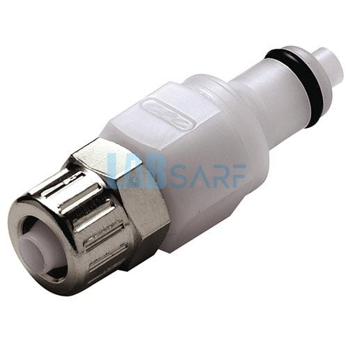 Çabuk Açılan Kaplin & NW 3.2 mm & Hortum Vidalı Hortum Nipeli & Valfli & 27 mm & 8752-1142