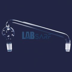 Distilasyon Bağlantıları Gövde Uzunluğu 150 Mm Erkek Şilifler: Ns 29/32 Sıçratma Başlıklı- (1 Adet)