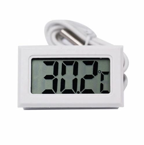 Dijital Termometre  Problu Sıcaklık Ölçer 50-110C Beyaz