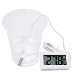 Dijital Termometre  Problu Sıcaklık Ölçer 50-110C Beyaz