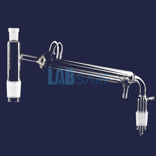 Distilasyon Bağlantıları Soğutucu Uzunluğu 250 Mm Erkek Şilifler: Ns 14/23 Soğutuculu & Adaptörlü- (1 Adet)