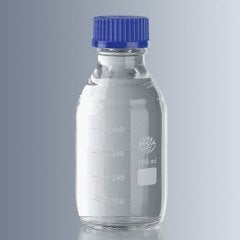 Şişe & Cam Payreks & Otoklavlanabilir & Mavi Kapaklı & Film Kaplı & 1000 ML -1 Adet