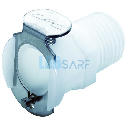 Çabuk Açılan & NW 6.4 mm & Konik Dış Dişli Hortum Kaplini & Valfli & 3/8’’ NPT & 8760-2161