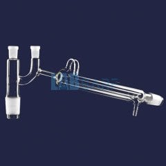 Distilasyon Bağlantıları Soğutucu Uzunluğu 250 Mm Erkek Şilifler: Ns 29/32 Soğutuculu & Claisen Başlıklı- (1 Adet)