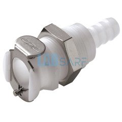 Çabuk Açılan & NW 6.4 mm & Hortum Başlığı İle Plaka Montajı İçin Kaplin & Valfli & 6.5 mm & 8763-1050