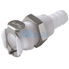 Çabuk Açılan & NW 6.4 mm & Hortum Başlığı İle Plaka Montajı İçin Kaplin & Valfli & 6.5 mm & 8763-1050