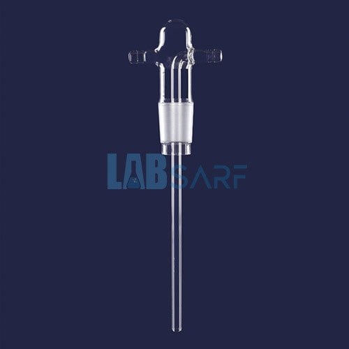 Gaz Yıkama Şişe Başlığı Cam Yan Kollu & Disksiz - (1 Adet)