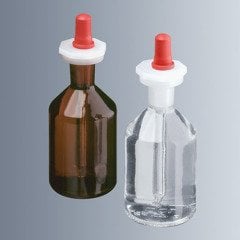 Damlalıklı Şişe & Cam & Puarlı & Cam Pipetli & Şeffaf & 250 ml -1 Adet