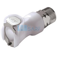 Çabuk Açılan & NW 6.4 mm & Hortum Vida Bağlantılı Hortum Kaplini & Valfli & 6x8 mm & 8762-1380