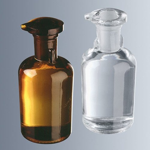 Damlalıklı Şişe & Cam & Cam Kapaklı & Şeffaf & 100 ml -1 Adet