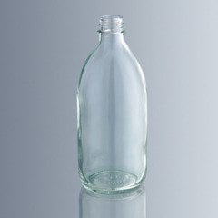 Şişe & Cam & Dar Boyunlu & Kapaklı & Şeffaf & 100 ml -1 Adet
