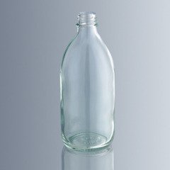 Şişe & Cam & Dar Boyunlu & Kapaklı & Şeffaf & 250 ml -1 Adet