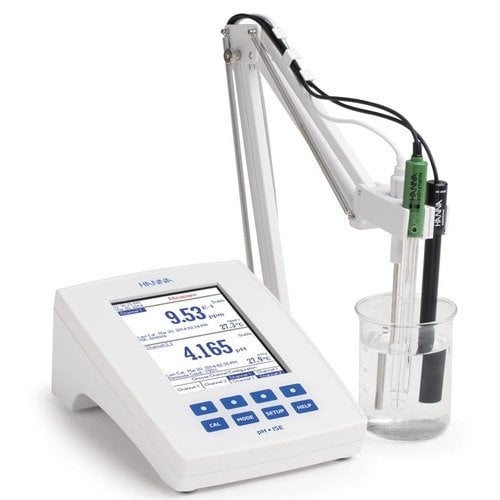 Laboratuvar Araştırma Sınıfı İki Kanallı Masaüstü pH/mV/ISE Metre -1 Adet