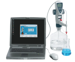 Dijital Büret Titrette, 50 ml  (RS 232 Çıkışlı) (Geri döngü vanalı ve 0,001 ml hassasiyette)