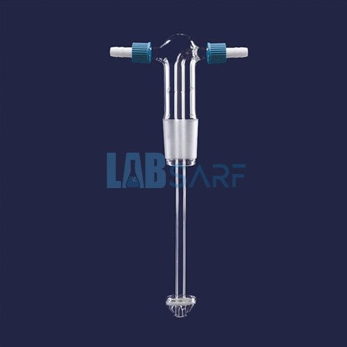 Gaz Yıkama Şişe Başlığı P.P Yan Kollu & Diskli - (1 Adet)