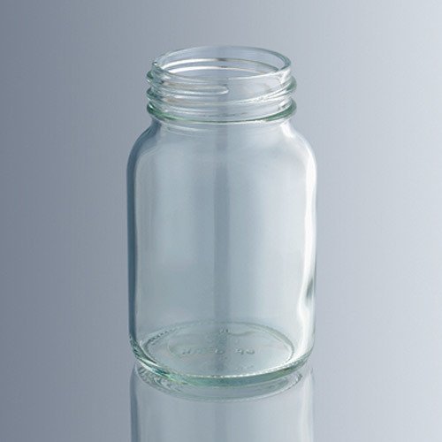 Şişe & Cam & Geniş Boyunlu & Kapaklı & Şeffaf & 50 ml -1 Adet