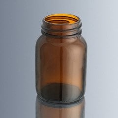 Şişe & Cam & Geniş Boyunlu & Kapaklı & Amber & 30 ml -1 Adet