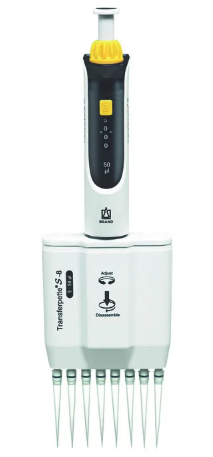 Digital Ayarlı 8 Kanallı Otomatik Pipetler, 5-50 ul, Aksesuarlı, S Serisi