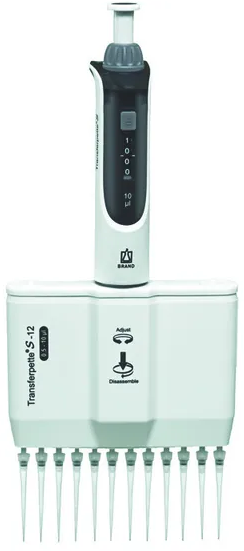Digital Ayarlı 12 Kanallı Otomatik Pipetler, 0,5-10 ul, Aksesuarlı, S Serisi