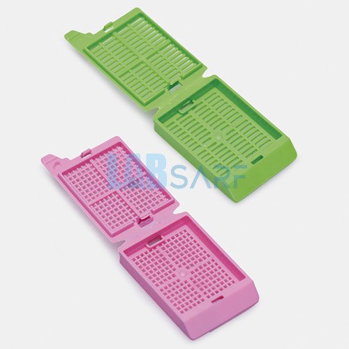 Parafin Kaseti Kapaklı & Biyopsi & Pembe - 500 Adet/Paket - (1 Paket)