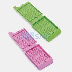 Parafin Kaseti Kapaklı & Biyopsi & Pembe - 500 Adet/Paket - (1 Paket)