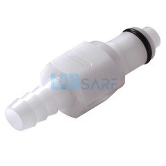 Çabuk Açılan Kaplin & NW 6.4 mm & Hortum Nozullu Hortum Nipeli & Valfli & 9.5 mm & 8771-1160