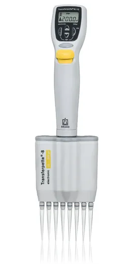 Elektronik Ayarlı 8 Kanallı, 10 - 200 ul