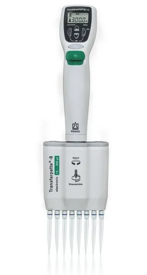 Elektronik Ayarlı 8 Kanallı, 15 - 300 ul