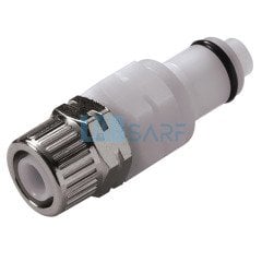 Çabuk Açılan Kaplin & NW 6.4 mm & Hortum Vida Bağlantılı Hortum Nipeli & Valfli & 45 mm & 8772-1140