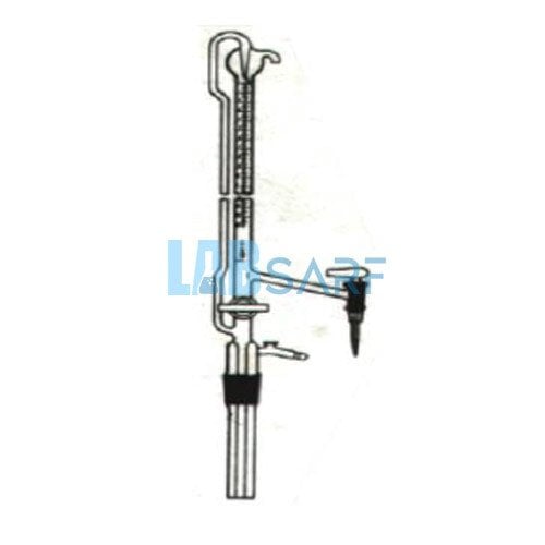 Tek Cam Musluklu 50 Ml Otomatik Büret Şeffaf Deposuz - (1 Adet)