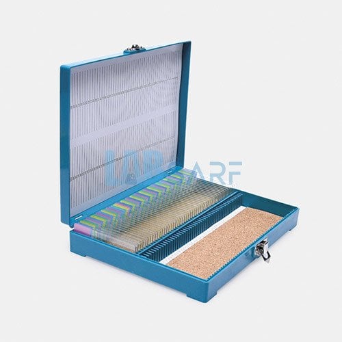 Lam Kutusu Çelik Kilitli & Mavi & 100 Lam Kapasiteli - (1 Adet)