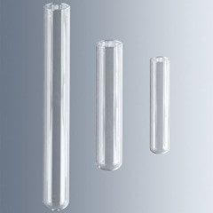 Test Tüpü & Cam Soda Lime & Dibi Yuvarlak & Taksimatsız & 16x130 mm -500 Adet/Paket-(1 Paket)