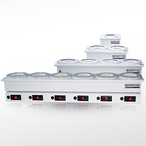 Balon Isıtıcı (50°C...400°C) & Dört Göz & 500 Ml Balon İçin & Dijital Termostat & Kontak Termometreli -1 Adet