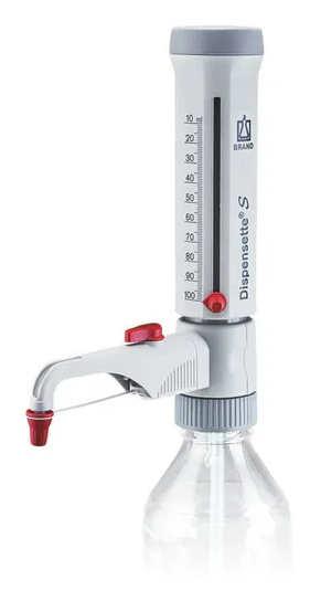 Dispensette, Manual Vanalı;  10 - 100 ml